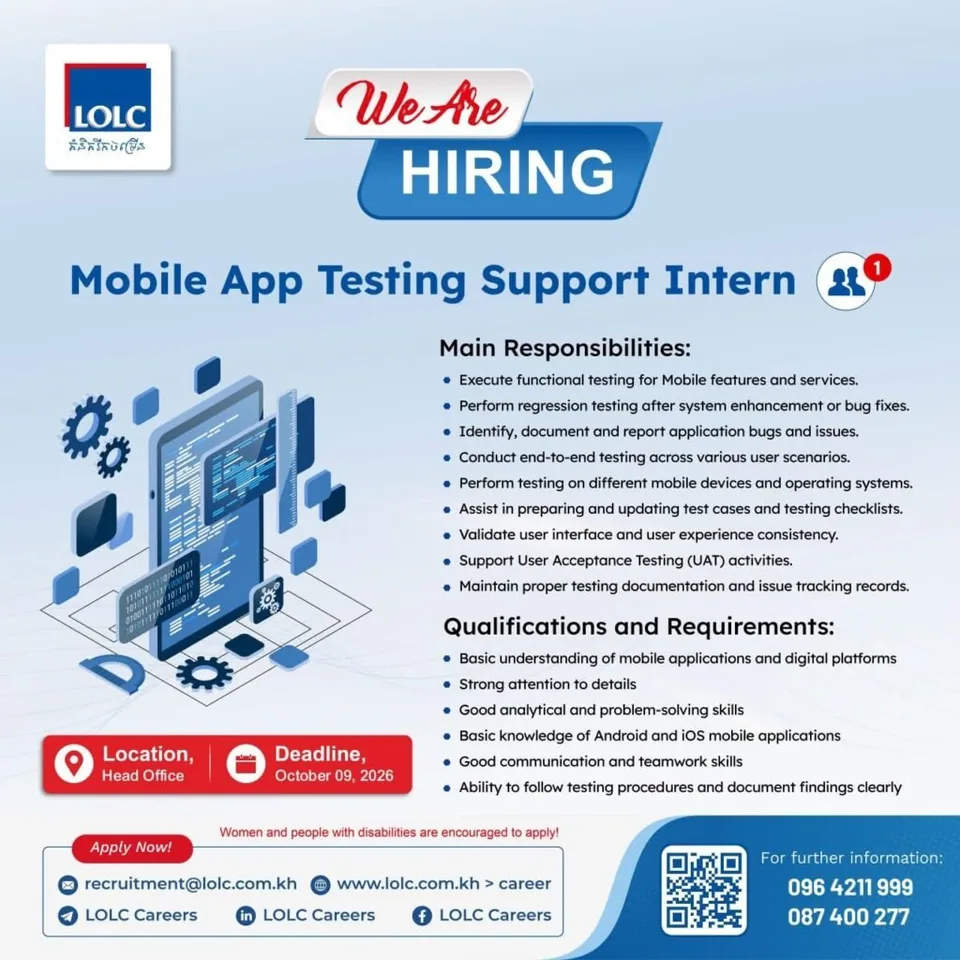 Mobile App Testing Support Intern